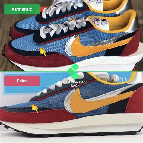 nike sacai waffle black real vs fake|nike x sacai vaporwaffle stockx.